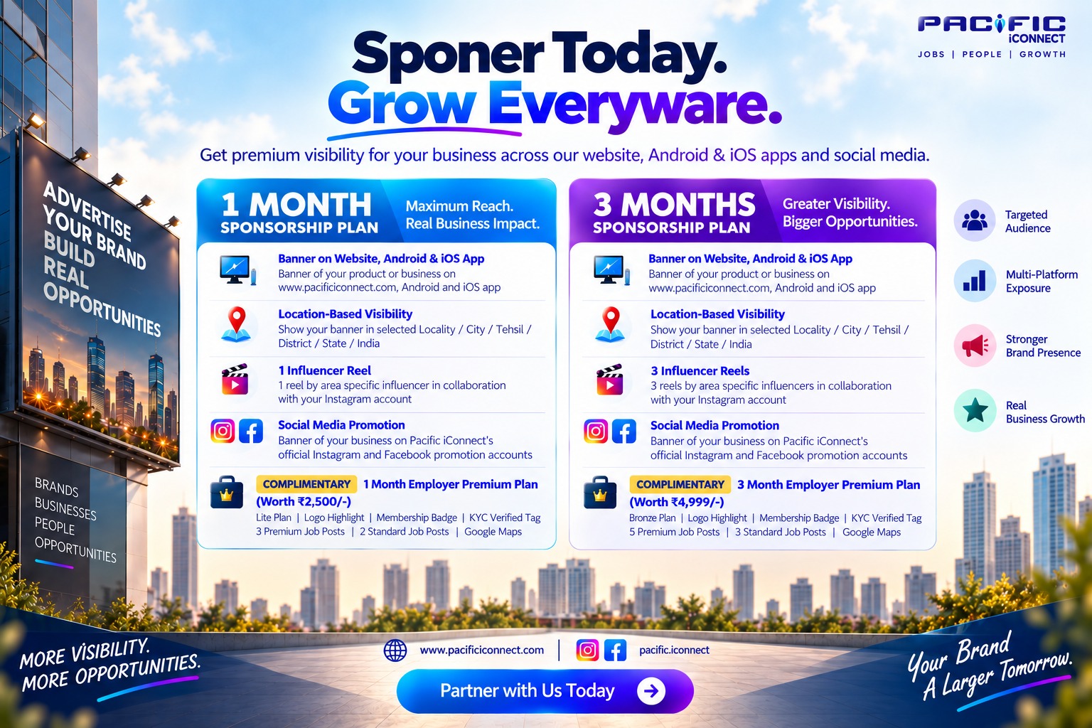 Pacific iConnect Introduces New Sponsorship Plans to Help Businesses Build Greater Visibility and Reach